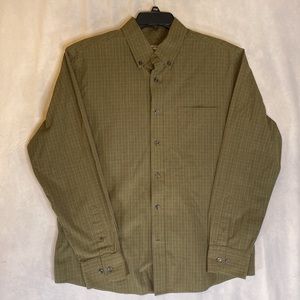 Dockers Men’s Large Green Button Down long sleeve shirt